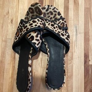 JCrew Cora Leopard Sandal
